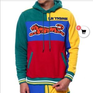 Le tigre multicolor hoodie